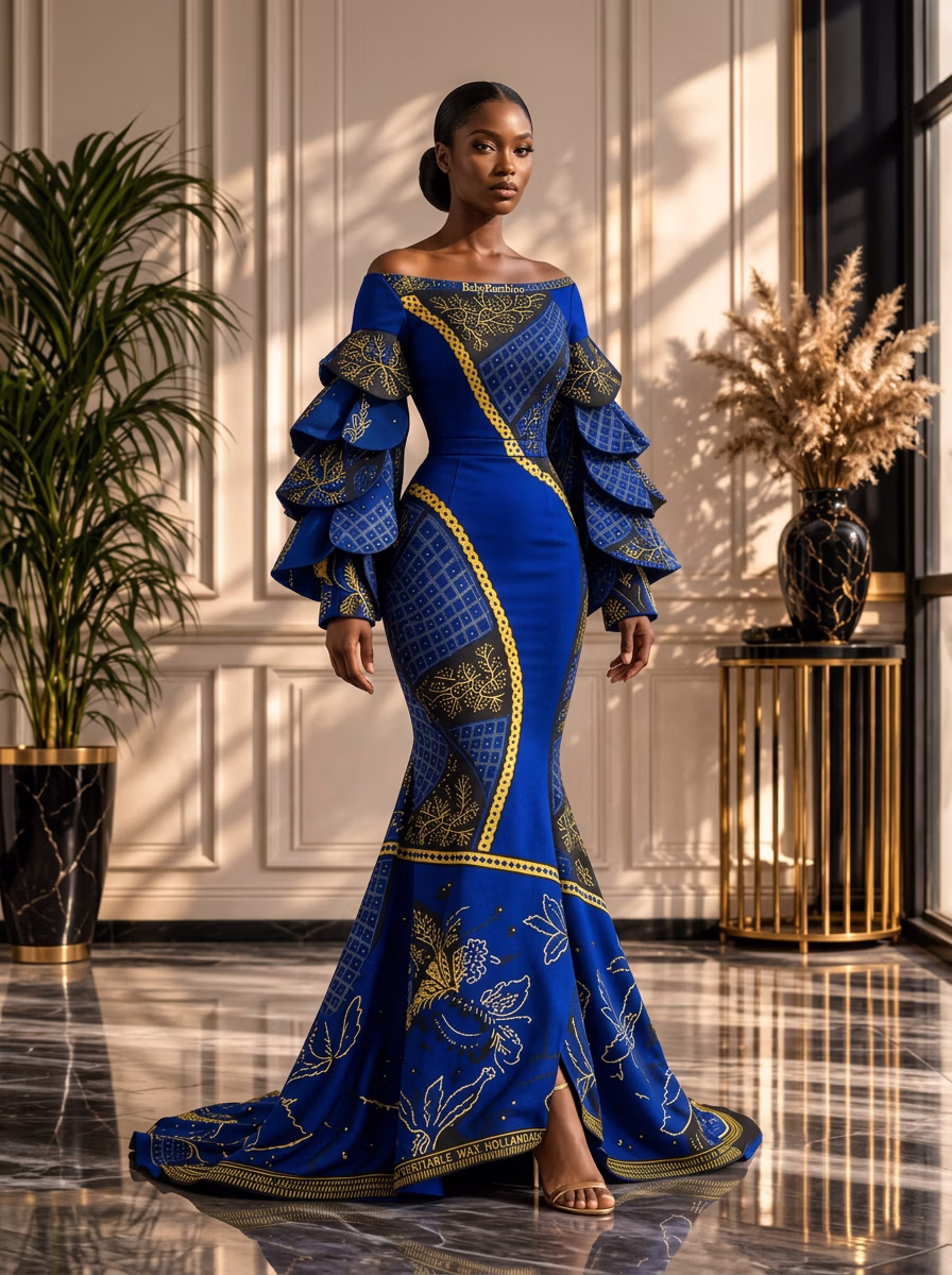 African Ethnic and Traditional Wear AI virtual try-on — African Womens Ankara Outfits fashion model photoshoot by VERA Fashion AI