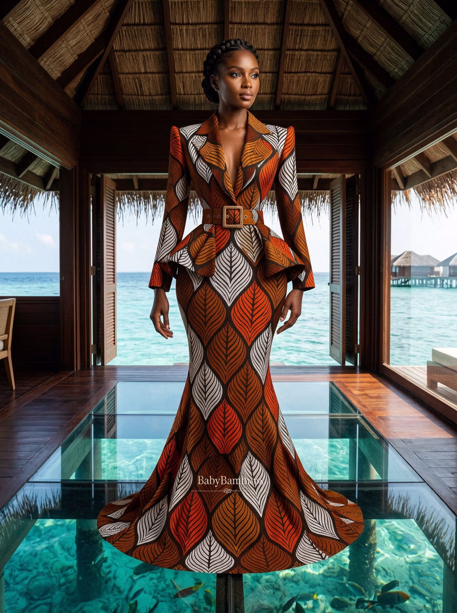 African Ethnic and Traditional Wear AI virtual try-on — African Womens Ankara Outfits fashion model photoshoot by VERA Fashion AI
