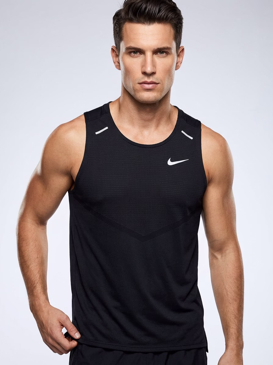 Men's Innerwear AI virtual try-on — Men's Innerwear Undershirt fashion model photoshoot by VERA Fashion AI