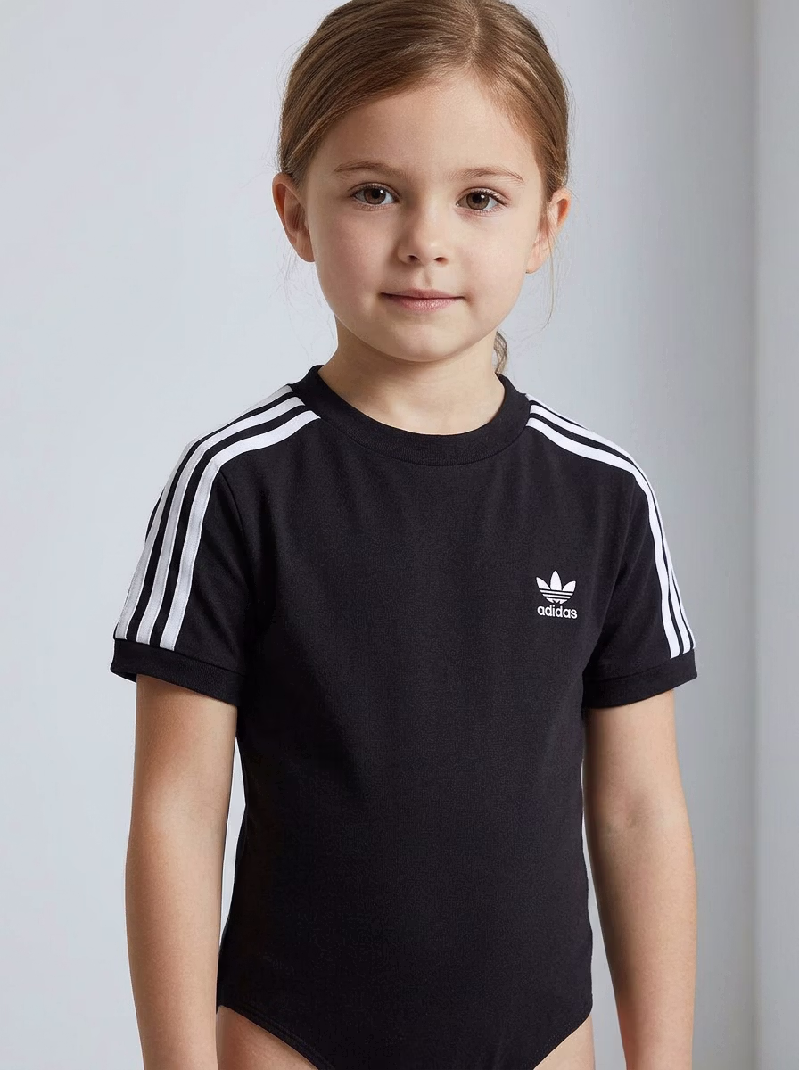 Girls' Top Wear AI virtual try-on — Girls Kids Sports T-Shirts fashion model photoshoot by VERA Fashion AI