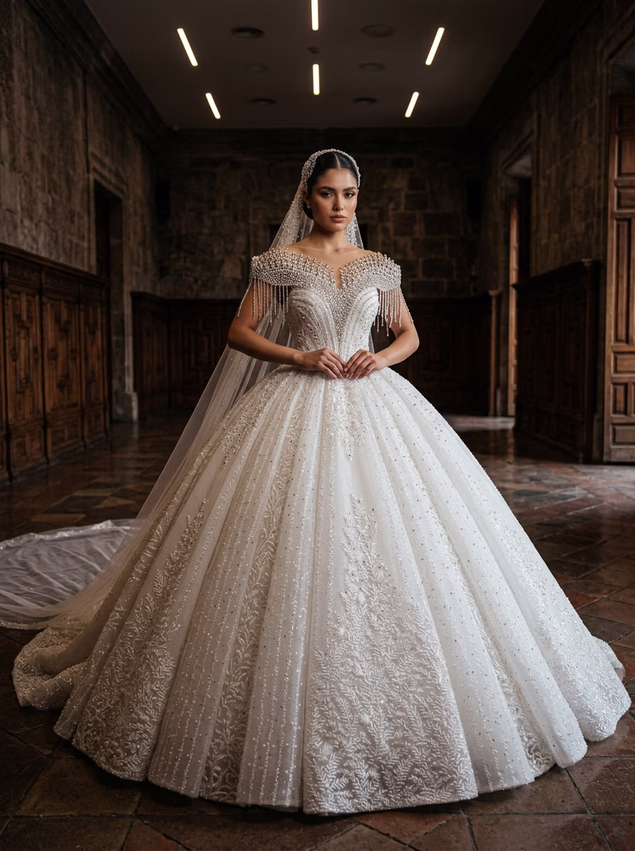 Weddings Wear AI virtual try-on — Wedding Bridal fashion model photoshoot by VERA Fashion AI