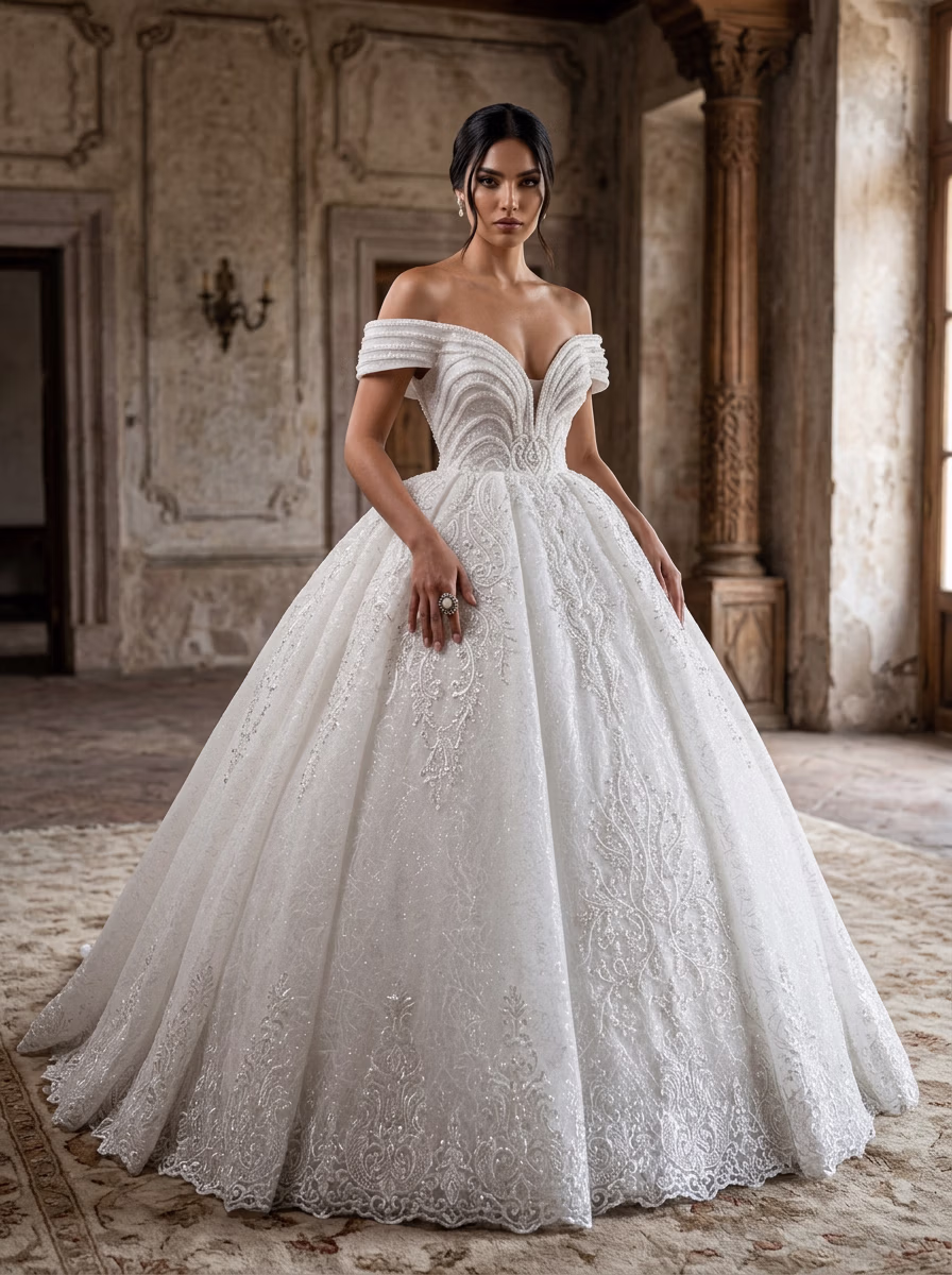 Weddings Wear AI virtual try-on — Wedding Bridal fashion model photoshoot by VERA Fashion AI