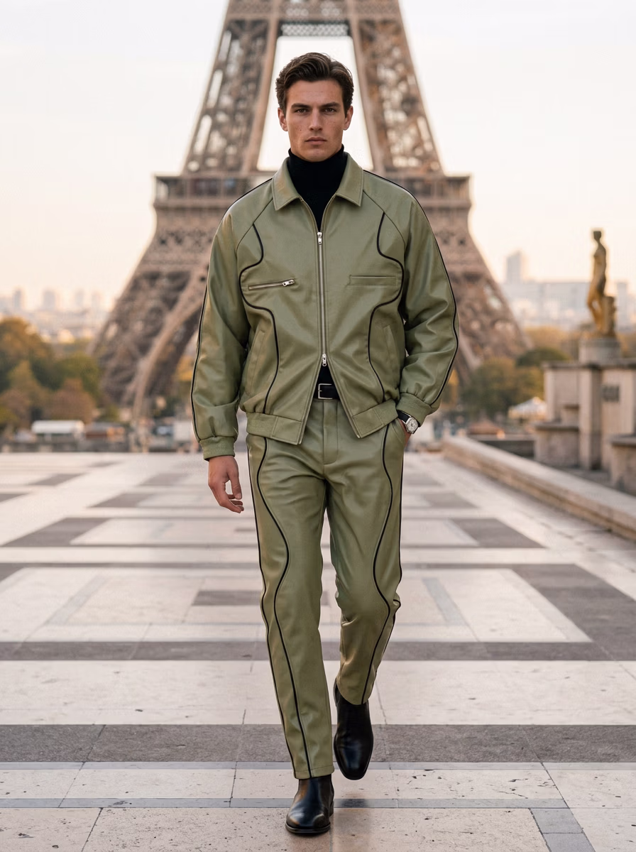Men's Jacket for Men AI virtual try-on — Casual Jacket Fo Men fashion model photoshoot by VERA Fashion AI