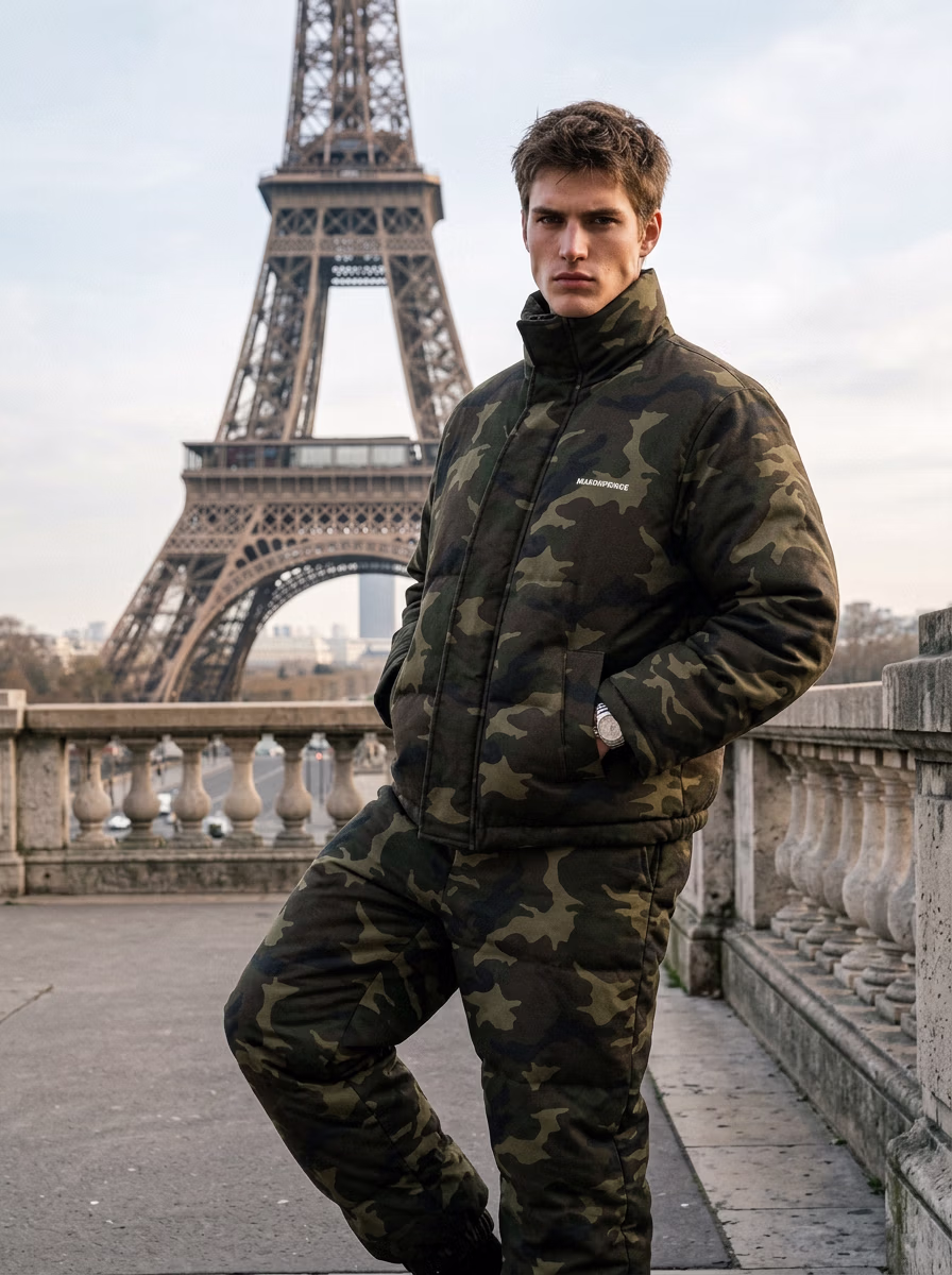 Men's Jacket for Men AI virtual try-on — Casual Jacket Fo Men fashion model photoshoot by VERA Fashion AI