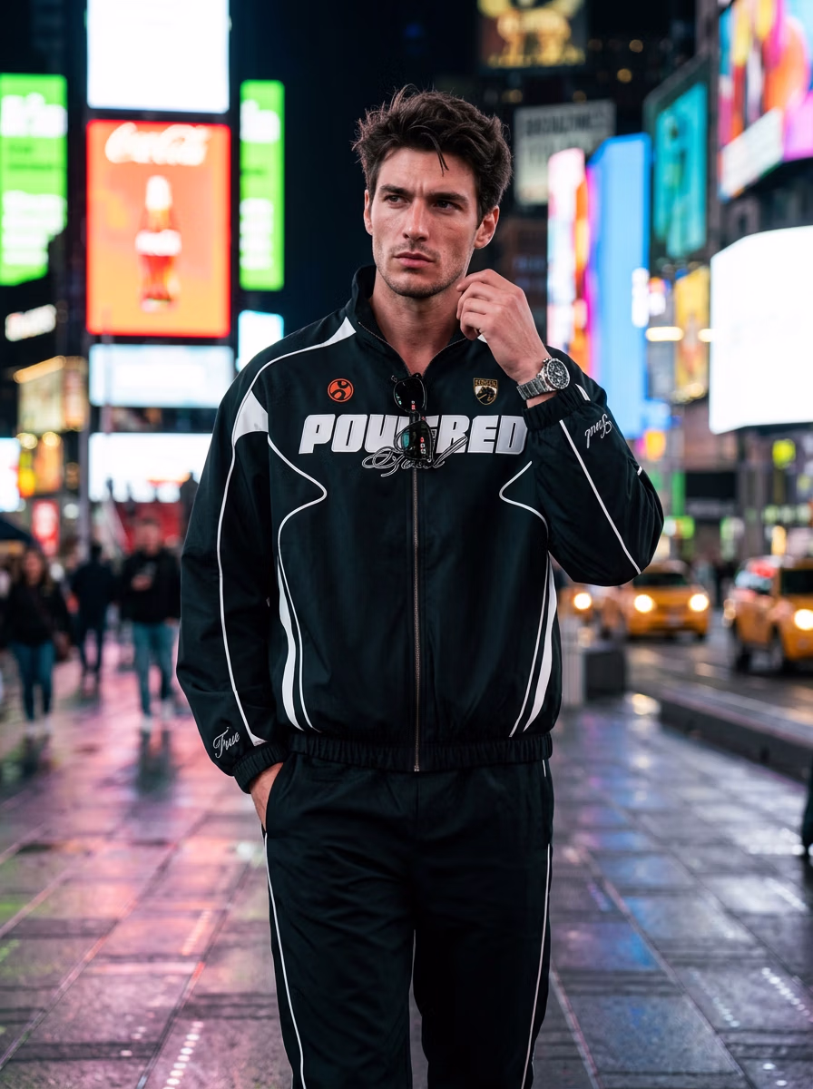 Men's Jacket for Men AI virtual try-on — Casual Jacket Fo Men fashion model photoshoot by VERA Fashion AI