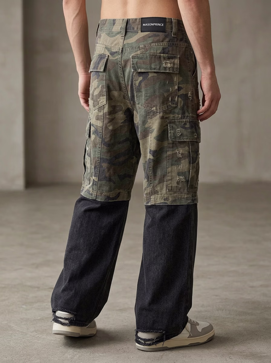 Men's Pants for Men AI virtual try-on — Custom Joggers Pant fashion model photoshoot by VERA Fashion AI