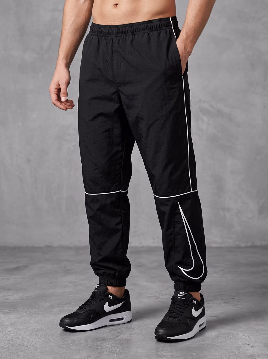 Men's Pants for Men AI virtual try-on — Mens Joggers fashion model photoshoot by VERA Fashion AI