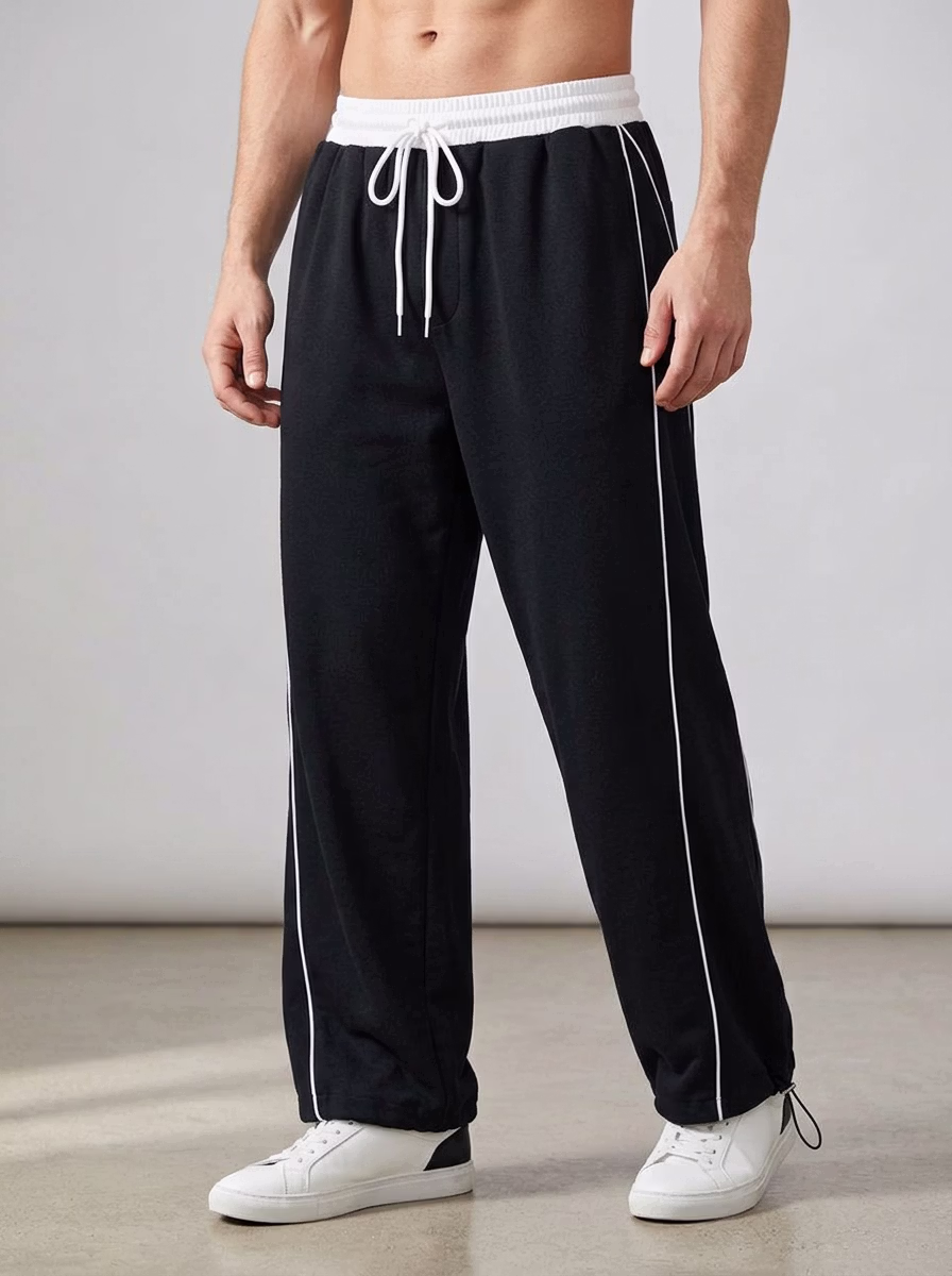 Men's Pants for Men AI virtual try-on — Mens Joggers fashion model photoshoot by VERA Fashion AI