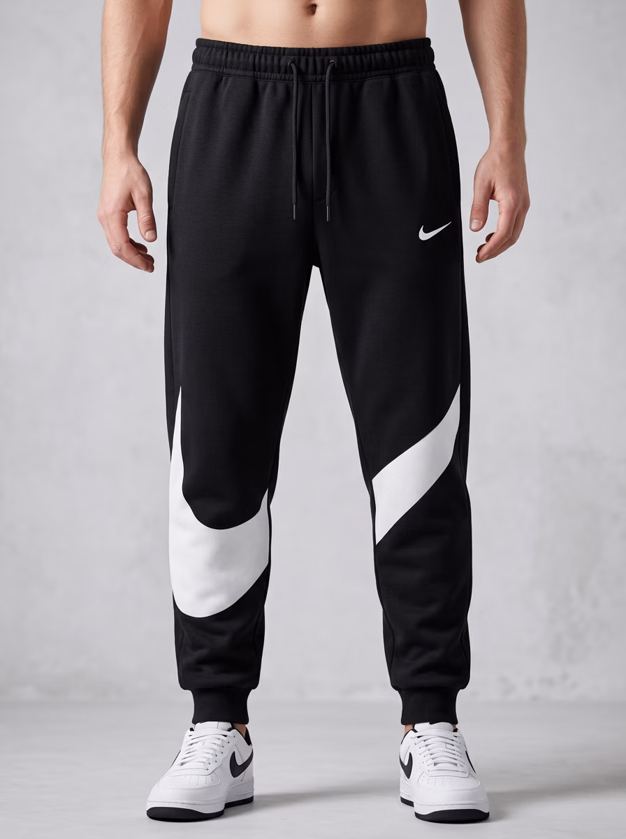 Men's Pants for Men AI virtual try-on — Mens Joggers fashion model photoshoot by VERA Fashion AI