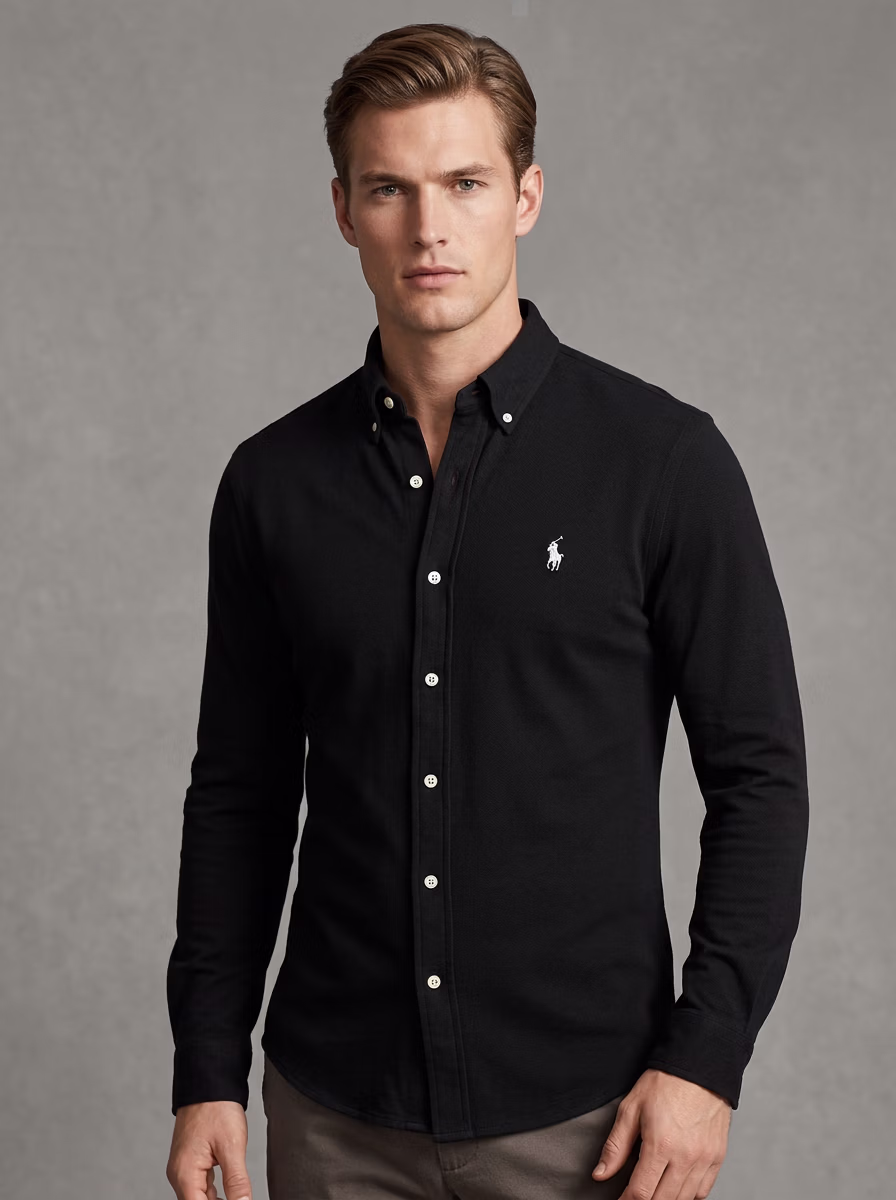 Men's Shirts for Men AI virtual try-on — Asual Shirt Fo Men fashion model photoshoot by VERA Fashion AI