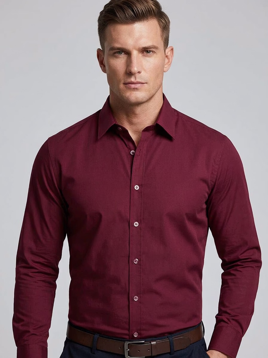 Men's Shirts for Men AI virtual try-on — Formal Shirt Fo Men fashion model photoshoot by VERA Fashion AI
