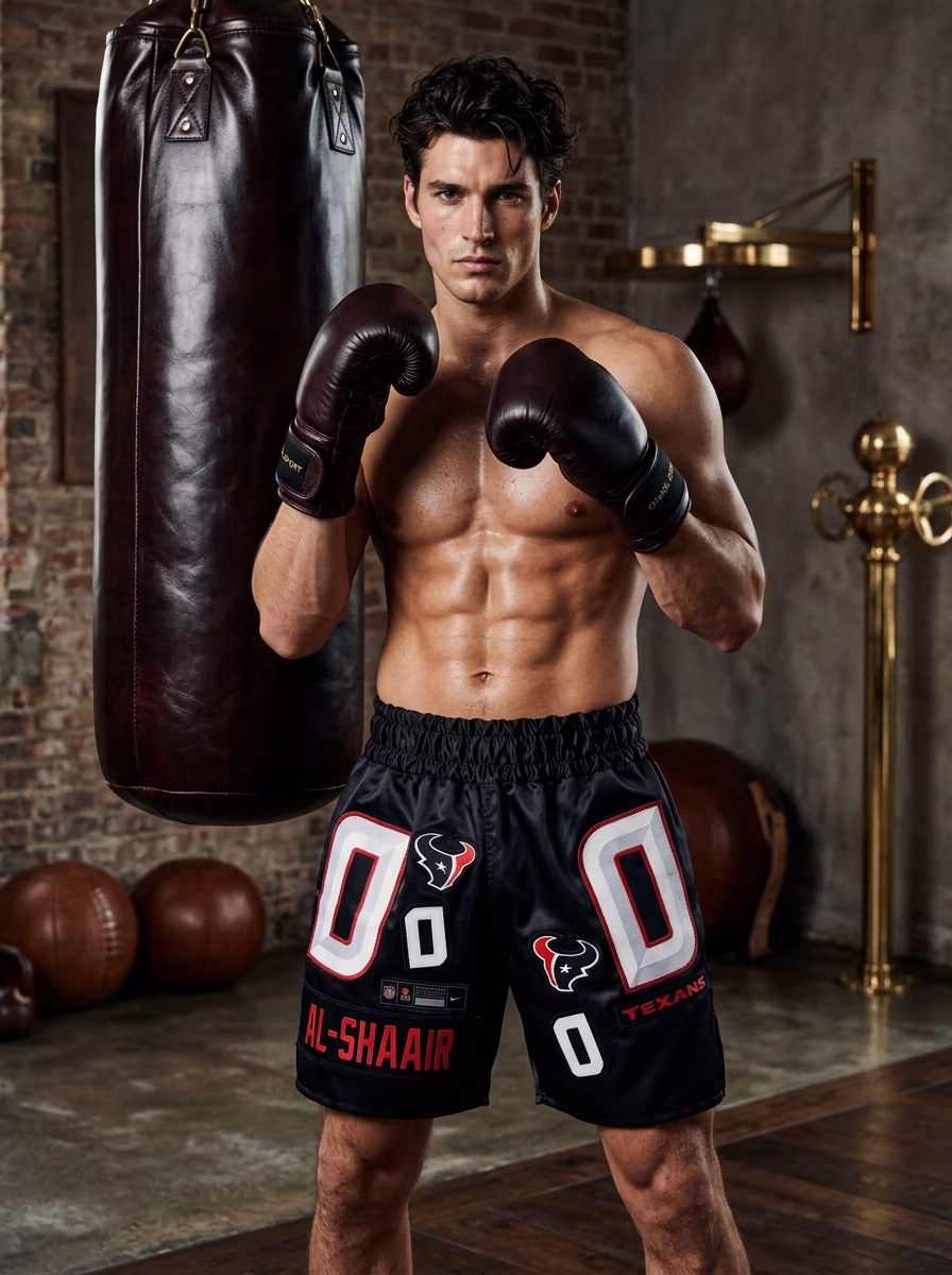 Men's Shorts for Men AI virtual try-on — Boxer Shots Man fashion model photoshoot by VERA Fashion AI