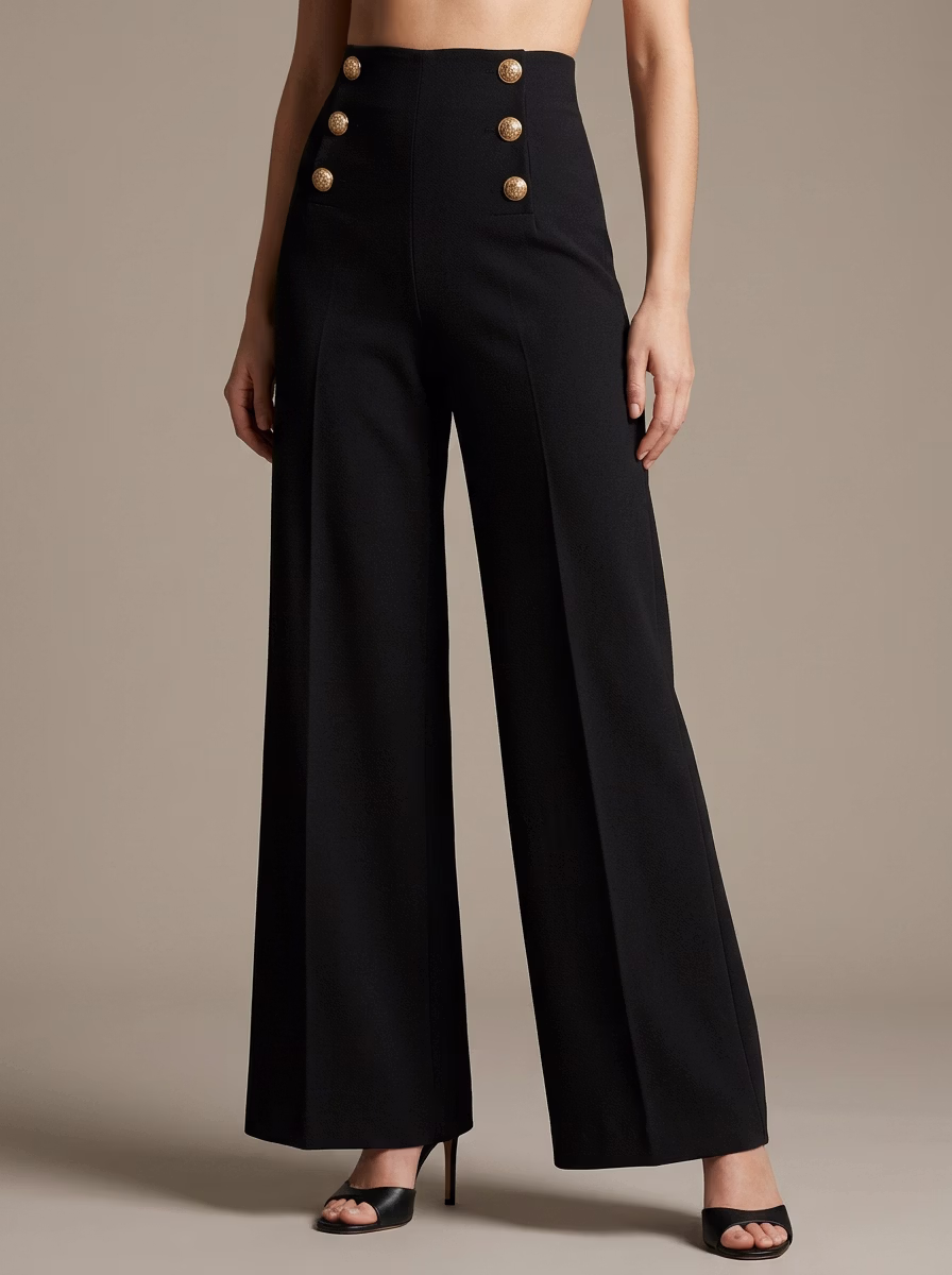 Women's Pants AI virtual try-on — Trauser Cotton Office Pant Womens fashion model photoshoot by VERA Fashion AI