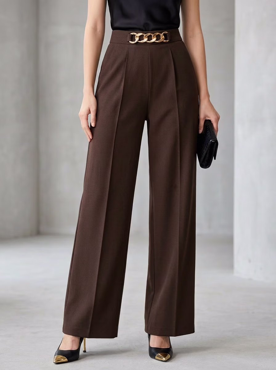 Women's Pants AI virtual try-on — Women's Office Trauser fashion model photoshoot by VERA Fashion AI
