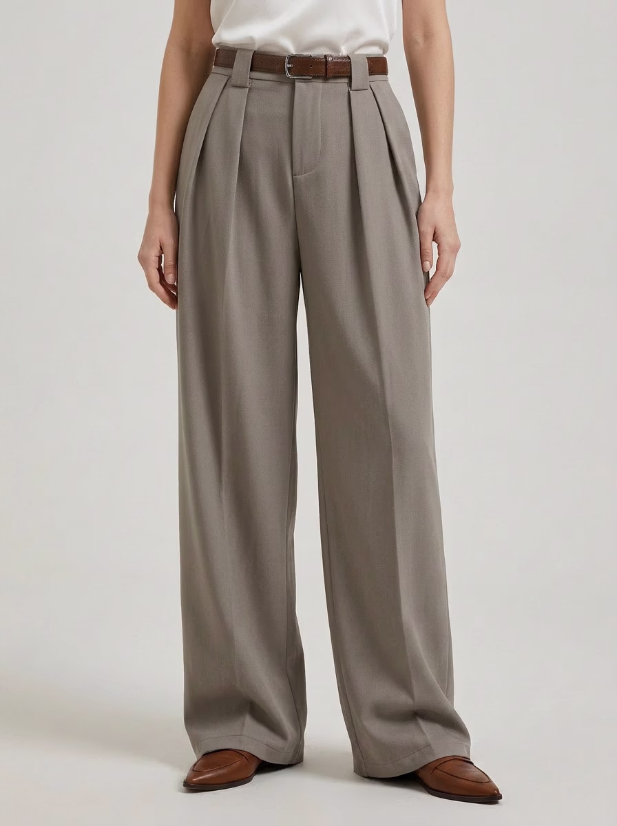 Women's Pants AI virtual try-on — Women's Office Trauser fashion model photoshoot by VERA Fashion AI