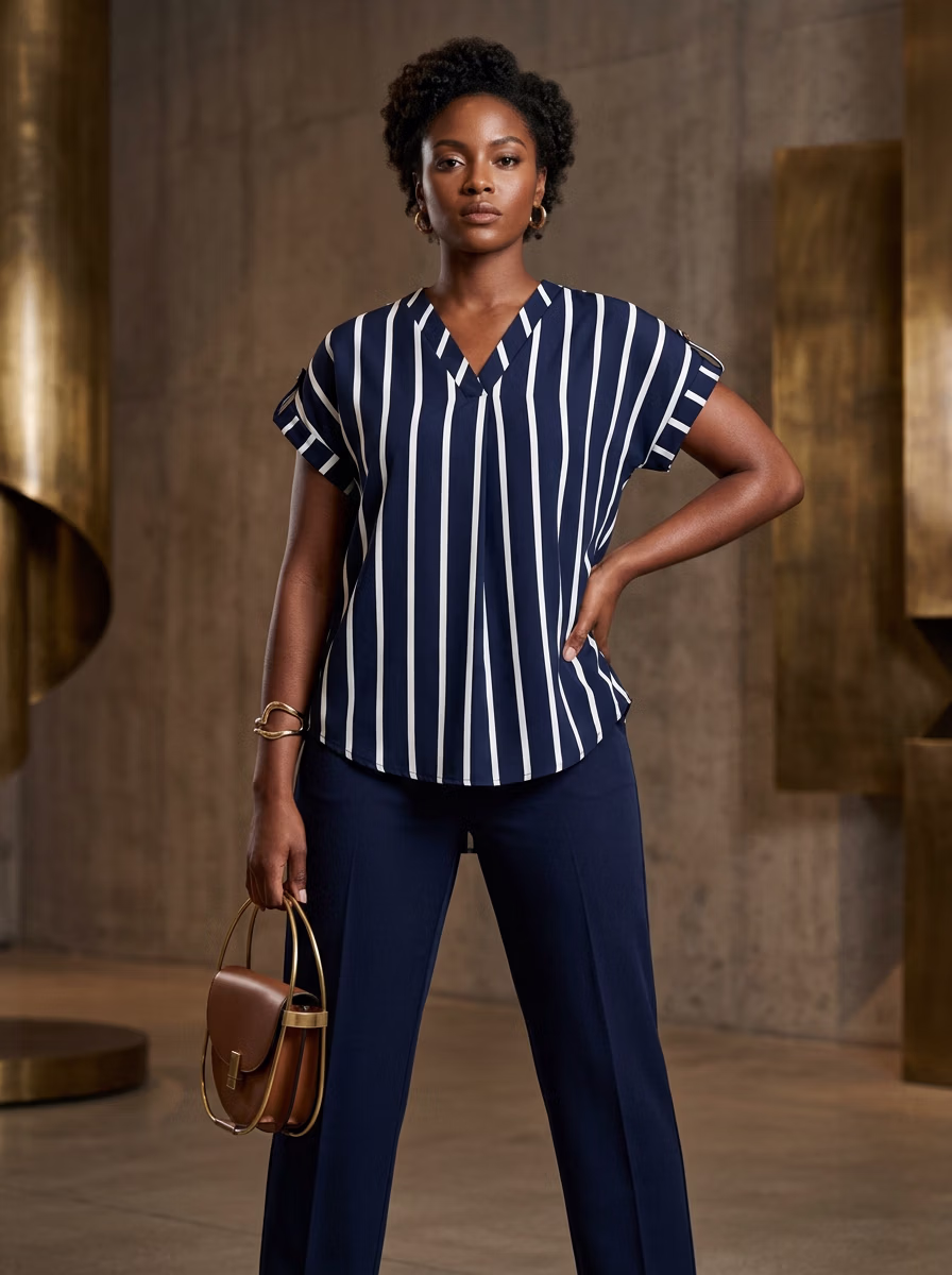 Women's Shirts AI virtual try-on — Women's Casual Shirt fashion model photoshoot by VERA Fashion AI