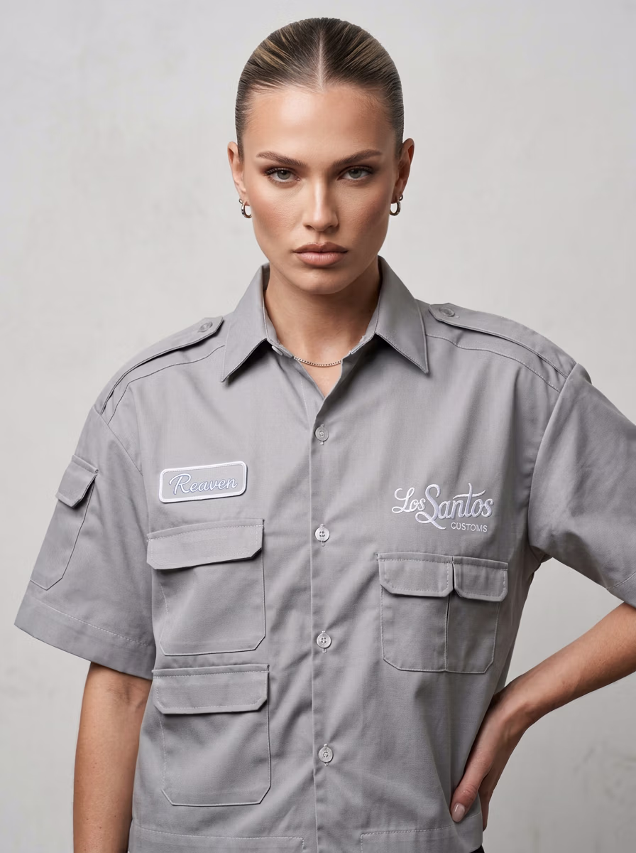 Women's Shirts AI virtual try-on — Women's Casual Shirt fashion model photoshoot by VERA Fashion AI
